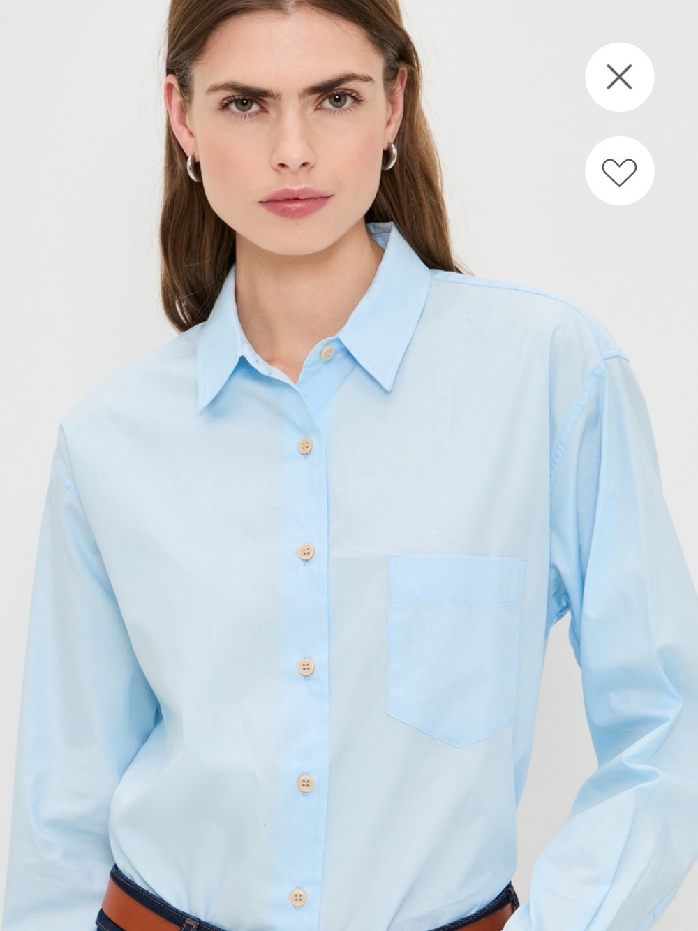 Jamie Haller weekend shirt - baby blue Button-Up shirt